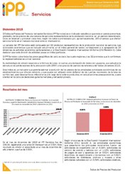 Boletín Índice de Precios del Productor Servicios Diciembre 2016