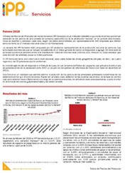 Boletín Índice de Precios del Productor Servicios Febrero 2018