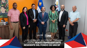 ONE y UNICEF firman convenio de colaboración para fortalecer el sistema estadístico nacional