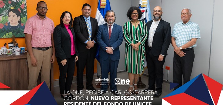 ONE y UNICEF firman convenio de colaboración para fortalecer el sistema estadístico nacional