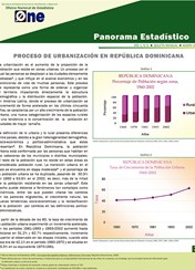 Boletín Panorama Estadístico 06 Proceso de Urbanización en República Dominicana Agosto 2007