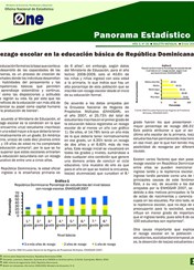 Boletín Panorama Estadístico 35 Rezago Escolar en la Educación Básica de República Dominicana Enero 2011