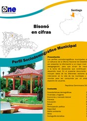 Perfil Sociodemográfico Municipal Bisonó 2011