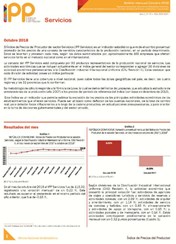 Boletín Índice de Precios del Productor Servicios Octubre 2018