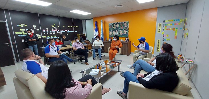 ONE recibe a observadores internacionales que visitan Prueba Censal Maimón 2021