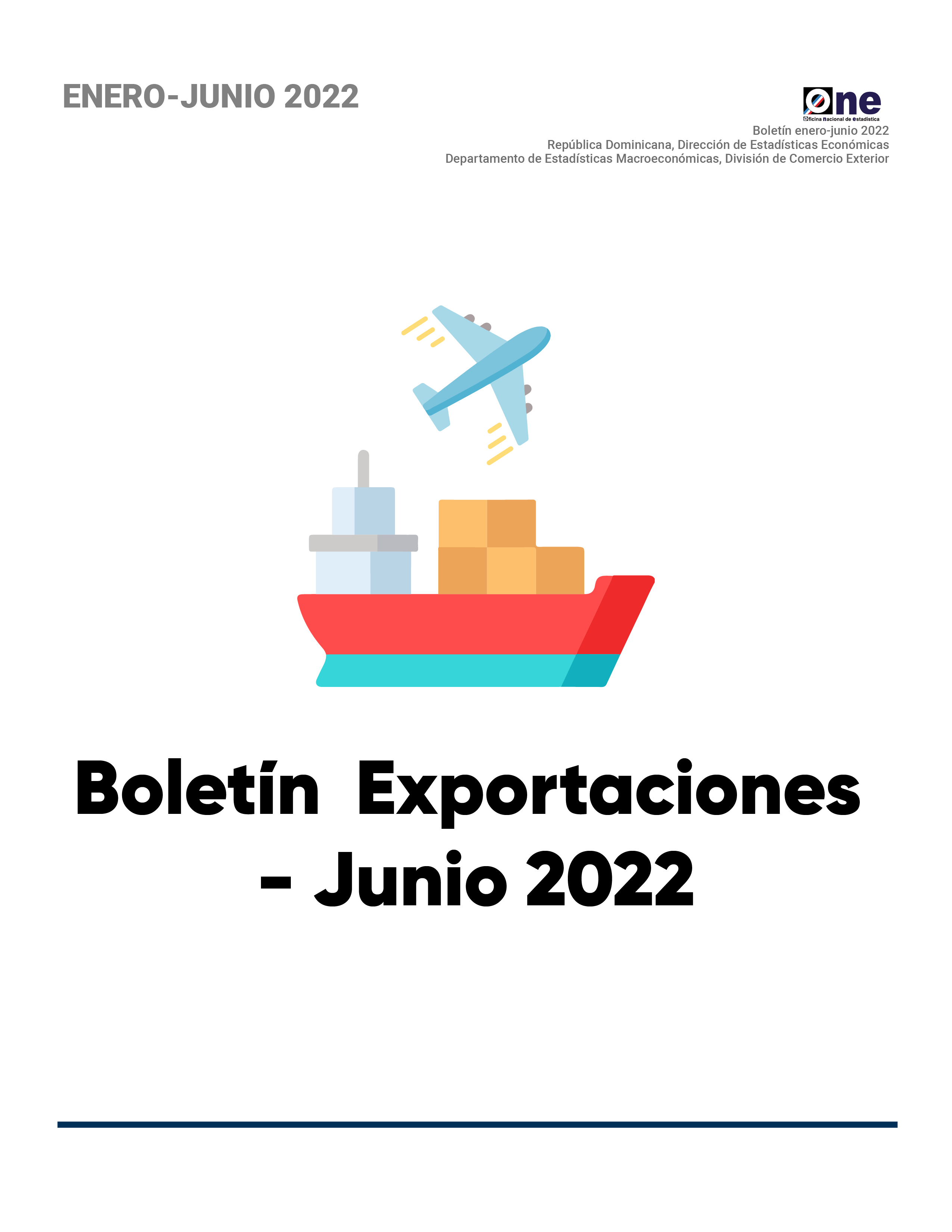 Boletín  Exportaciones - Junio 2022
