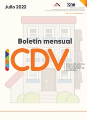 Índice de Costos Directos de la Construcción de Viviendas (ICDV) - Julio 2022