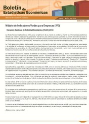 Boletín de Estadísticas Económicas Módulo de Indicadores Verdes para Empresas Enae 2016 Julio 2017