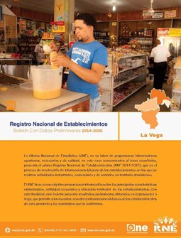 Boletín Preliminar Registro Nacional de Establecimientos La Vega 2014-2015