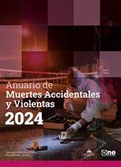 Anuario de estadísticas de muertes accidentales y violentas 2024