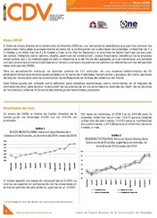 Boletín Índice de Costos Directos de la Construcción de Viviendas, Enero 2018