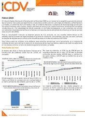 Boletín Indice de Costos Directos de la Construcción de Viviendas Febrero 2019
