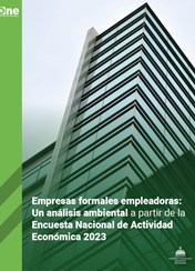 Empresas formales empleadoras: Un análisis ambiental a partir de la Encuesta Nacional de Actividad Económica (ENAE) 2023