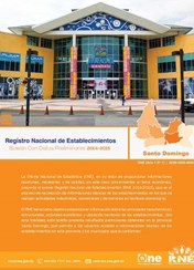 Boletín Preliminar Registro Nacional de Establecimientos Santo Domingo 2014-2015