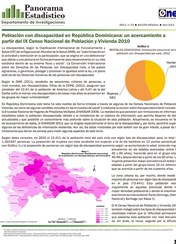 Boletín Panorama Estadístico 55 Población con Discapacidad en República Dominicana un Acercamiento a partir Censo 2010 Abril 2013