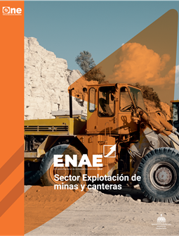 Encuesta Nacional de Actividad Económica, ENAE 2021: Sector Explotación de minas y canteras