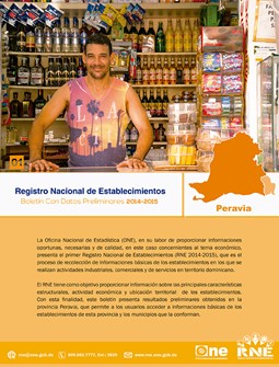 Boletín Preliminar Registro Nacional de Establecimientos Peravia 2014-2015