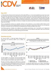 Boletín Indice de Costos Directos de la Construcción de Viviendas Mayo 2017
