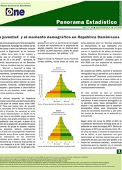 Boletín Panorama Estadistico 28 La Juventud y el Momento Demográfico en República Dominicana