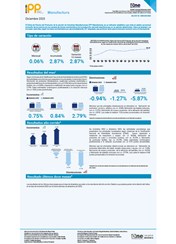 Índice de Precios del Productor, de la sección de Industrias Manufactureras (IPP Manufactura) - Diciembre 2023