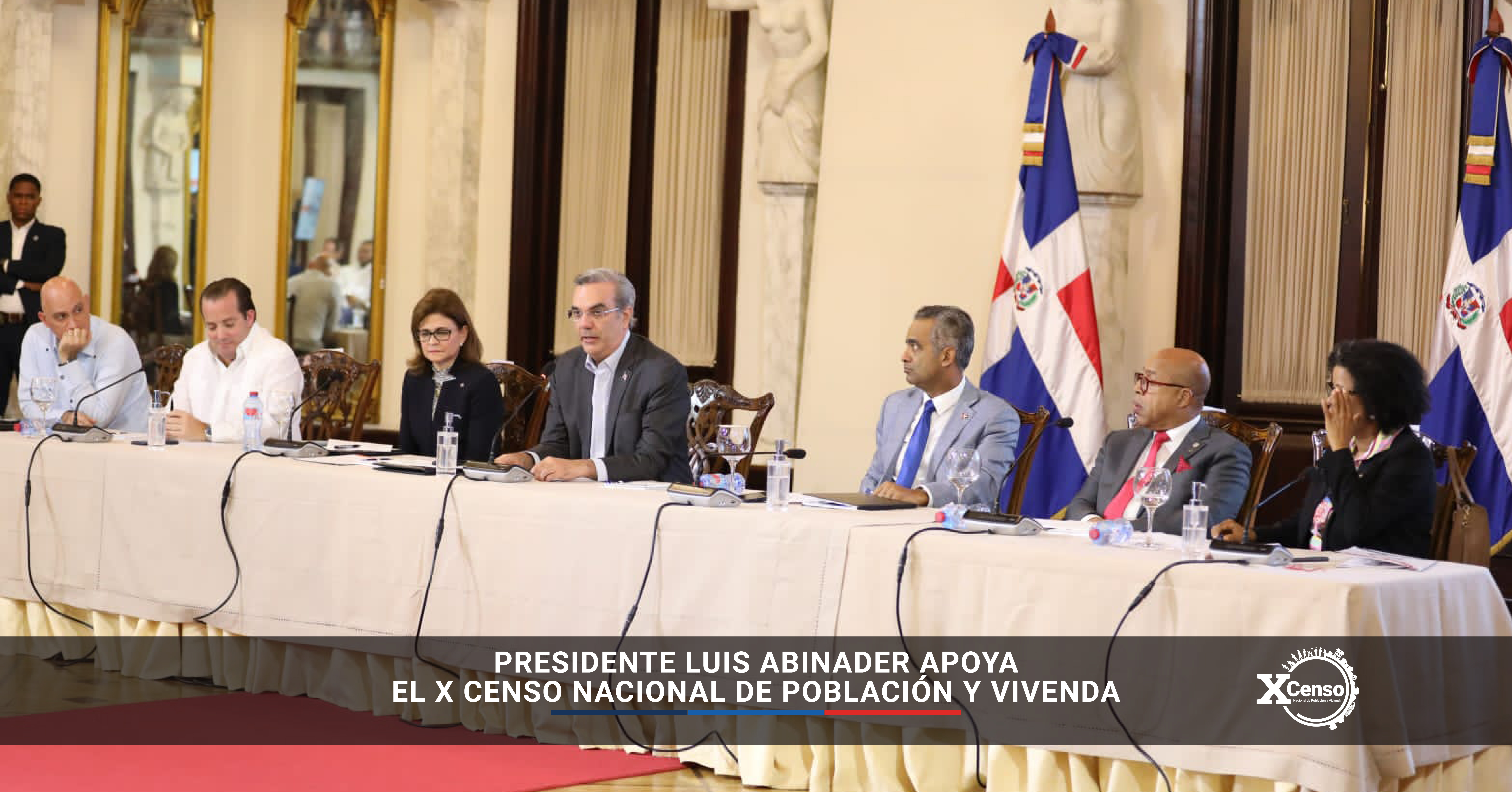 Presidente Luis Abinader apoya el X Censo de Población y Vivienda