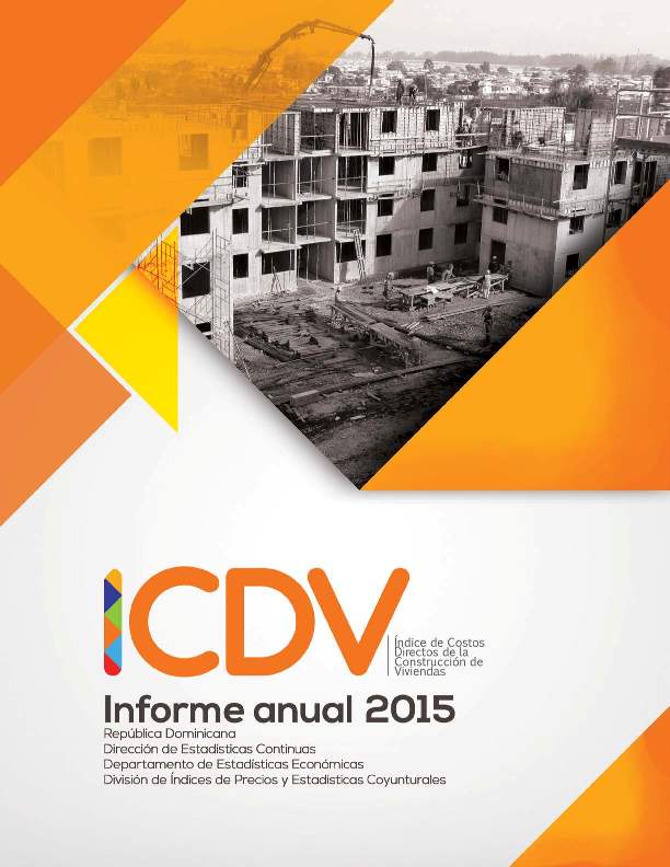Informe Anual Indice de Costos Directos de la Construcción de Viviendas 2015