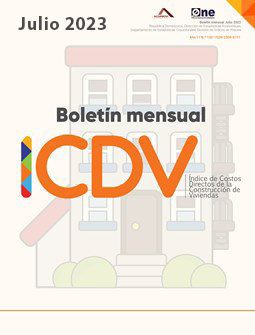 Índice de Costos Directos de la Construcción de Viviendas (ICDV) - Julio 2023