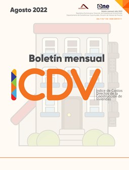 El Índice de Costos Directos de la Construcción de Viviendas (ICDV) Agosto 2022