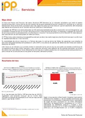 Boletín Índice de Precios del Productor Servicios Mayo 2016