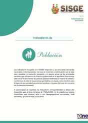 Boletín Hoja Informativa Sistema de Indicadores de Género Indicadores de Población Marzo 2017