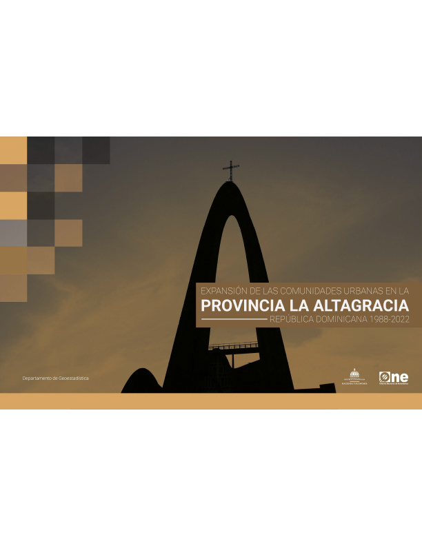 Atlas Expansión de las comunidades urbanas en la provincia La Altagracia, República dominicana 1988-2022
