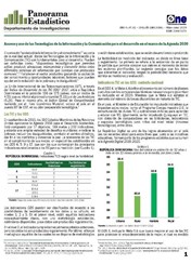 Boletín Panorama Estadístico 92 Acceso y Uso de las Tecnologías de la Información Comunicación Agenda 2030 May-Jun 2018