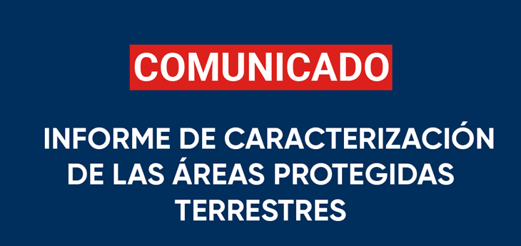 Aviso a los usuarios del Informe de caracterización de las áreas protegidas terrestres