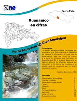 Perfil Sociodemográfico Municipal Guananico 2011