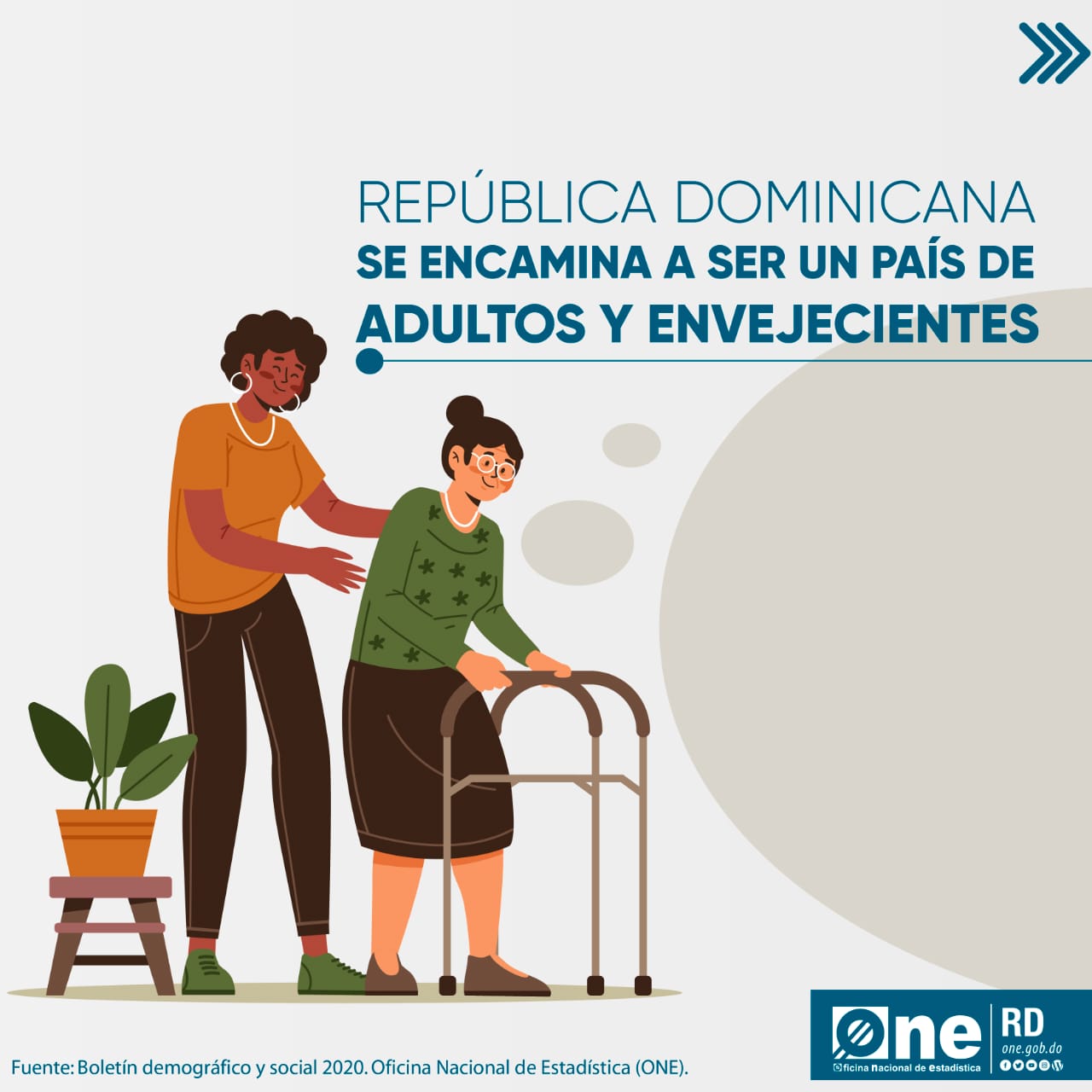 República Dominicana se encamina a ser un país de adultos y envejecientes
