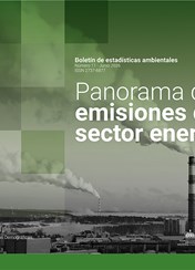 Boletín de estadísticas ambientales Número 11 - Junio 2026, Panorama de emisiones del sector energía