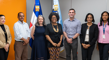 ONE recibe visita de una delegación de expertos del Buró de Censos de los Estados Unidos
