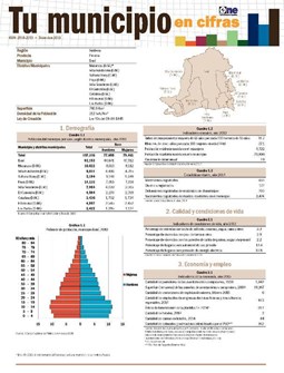 Boletín Tu Municipio en Cifras Valdesia Peravia Baní 2016