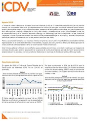 Boletín Indice de Costos Directos de la Construcción de Viviendas Agosto 2016