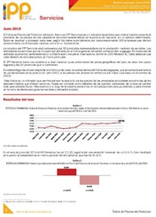 Boletín Índice de Precios del Productor Servicio Junio 2019