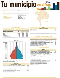 Boletín Tu Municipio en Cifras Cibao Norte Puerto Plata Sosúa 2016