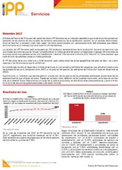 Boletín Índice de Precios del Productor Servicios Diciembre 2017