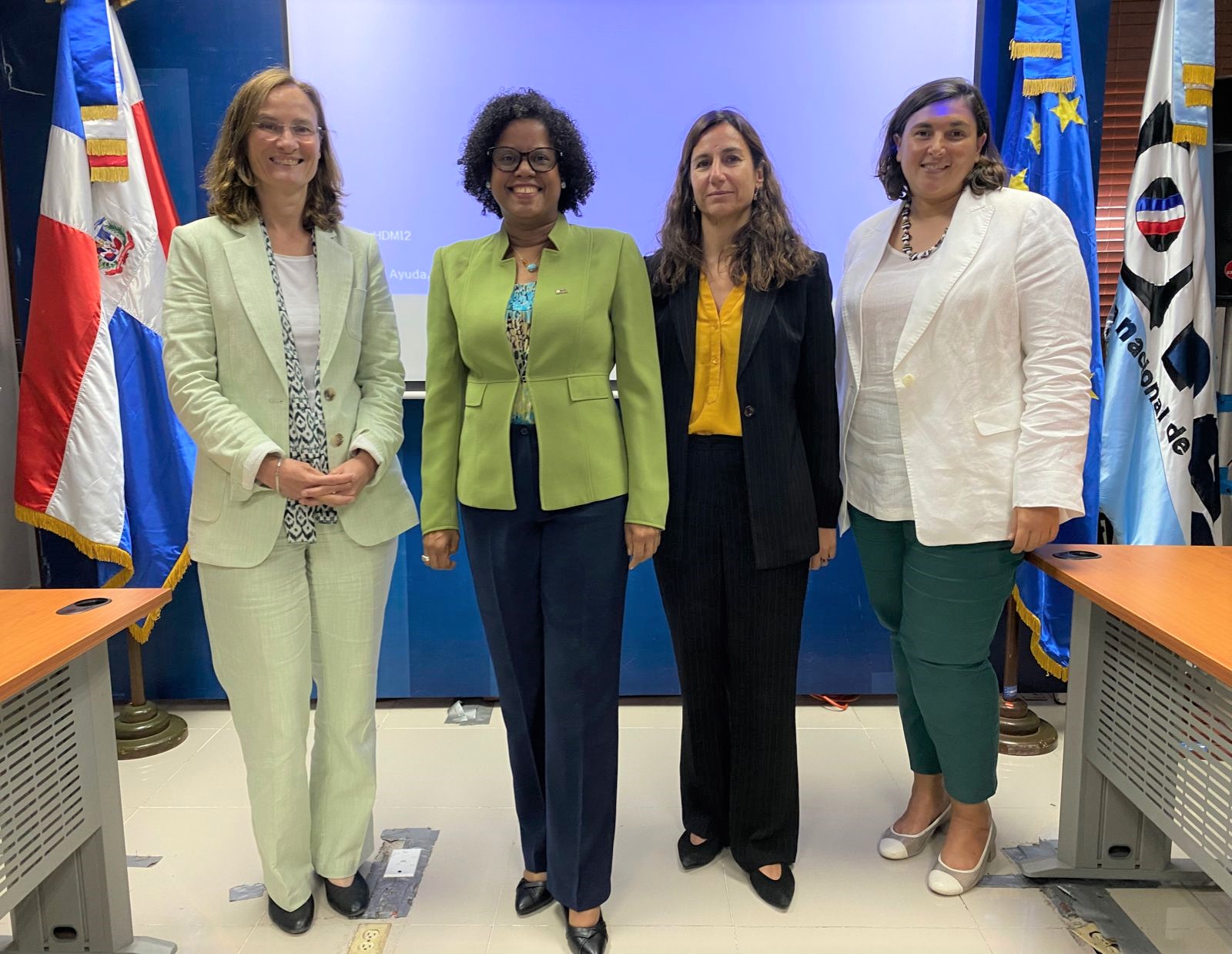 ONE recibe Misión de la Unión Europea para presentar procesos de producción estadística