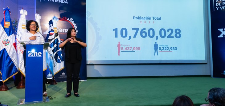ONE informa los primeros resultados preliminares del X Censo Nacional de Población y Vivienda