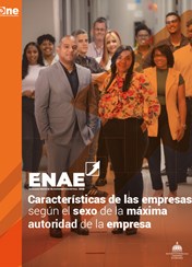 Encuesta Nacional de Actividad Económica (ENAE) 2023: Características de las empresas, según el sexo de la máxima autoridad de la empresa