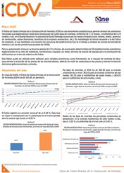 Boletín Indice de Costos Directos de la Construcción de Viviendas, Mayo 2020