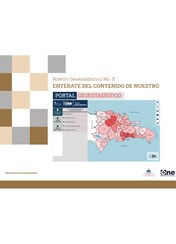 Boletín Geoestadístico No. X